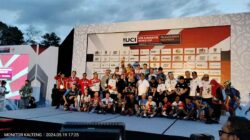 UCI Mountain Bike (MTB) Eliminator World Cup 2024 seri ketiga di Sirkuit MTB SG 1973, Palangka Raya Kalimantan Tengah