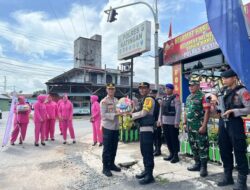 Kapolres Katingan Cek Kesiapan Pos Pam Nataru 2024