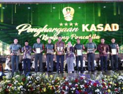 Raih Juara 2 Kampung Pancasila Kategori Pembinaan UMKM, Kodim 1016/Palangka Raya Peroleh Penghargaan KASAD