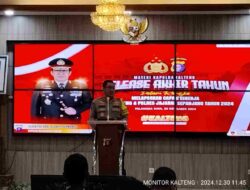 Kapolda Paparkan Hasil Analis dan Evaluasi Situasi Kamtibmas Polda Kalteng Sepanjang 2024