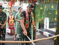 Dandim 1016/Plk Beserta Anggota Menyambut Kunjungan Kerja Danrem 102/Pjg