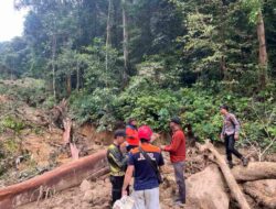 Tantangan Evakuasi Korban Longsor di Damang Batu : Polsek Kahayan Hulu Utara Berjuang Keras di Medan Berat