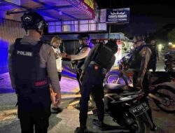 Cegah Gangguan Kamtibmas, Unit PPRC Ditsamapta Polda Kalteng Rutin Patroli Malam