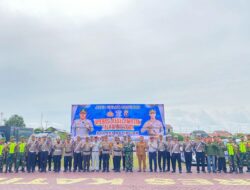 Kodim 1019/Katingan Hadiri Apel Gelar Pasukan Oprasi Keselamatan Telabang Tahun 2025