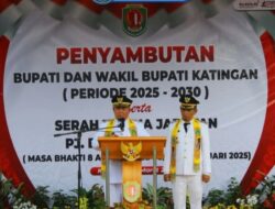 Momen Penyambutan Bupati Katingan Serta Wakil Bupati Katingan Terpilih Dengan Masa Bakti 2025-2030