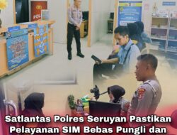 Satlantas Polres Seruyan Pastikan Pelayanan SIM Bebas Pungli dan Sesuai SOP