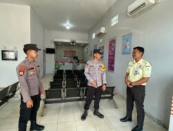 Anggota Polsek Hanau titip Pesan Kamtibmas ke Satpam Bank BRI