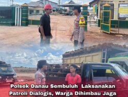 Polsek Danau Sembuluh Laksanakan KRYD dan Patroli Dialogis, Warga Dihimbau Jaga Kamtibmas