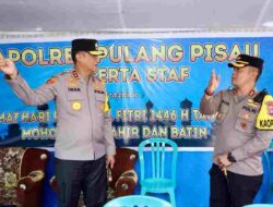 Pastikan Arus Balik Aman Dan Masyarakat Terlayani Dengan Baik, Kapolda Kalteng Cek Pos Pengamanan Operasi Ketupat Telabang 2025 di Pulang Pisau