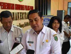 Wabup Pulang Pisau H.Ahmad Jayadikarta Kunjungi DISNAKERTRANS