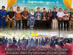 Kapolres Seruyan Hadiri Giat Halal Bihalal dan Syukuran Bupati dan Wakil Bupati Seruyan 
