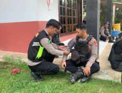 ANGGOTA SIDOKKES POLRES SERUYAN MELAKSANAKAN GIAT RUTIN CEK KESEHATAN ANGGOTA POLRES SERUYAN YANG PAM DAN BKO