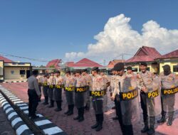 Polres Seruyan Gelar Latihan Dalmas Tingkatkan Kesiapsiagaan Personel