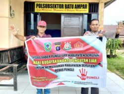 Anggota Polsubsektor Batu Ampar Laksanakan Sosialisasi Saber Pungli
