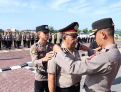 Kapolres Katingan Pimpin Kenaikkan Pangkat Wijianto Pengabdian Menjadi Kompol