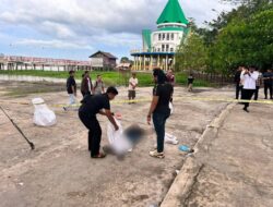 Diduga Bunuh Diri,Seorang Pria Tua Terjun Dari Atas Jembatan Kahayan 