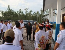Cek Lokasi Kesiapan Sekolah Rakyat, Kapolres Katingan Mendampingi Sekjen Kemensos RI 