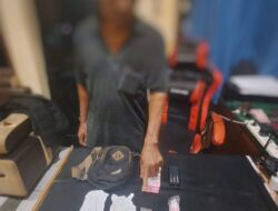 Satuan Reserse Narkoba Polres Katingan Mengamankan Seorang Pria Berinisial JR Di Desa Tumbang Bulan