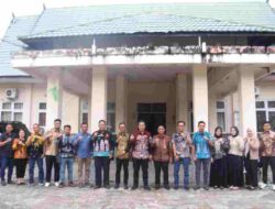 Wabup Pulang Pisau H.Ahmad Jayadikarta Menyabut langsung Kedatangan Wakil Bupati Kabupaten Tanah Laut Beserta Ketua DPRD
