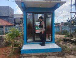 Anggota Pospol Batu Agung Laksanakan Pengecekan Mesin ATM