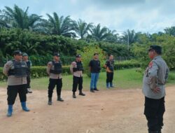 Personel Polres Seruyan Mengajak Anggota BKO PT.AKPL Apel Pagi 