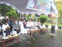 Bupati Dan Wakil Bupati Pulang Pisau Adakan Senam Bersama Skrining Kesehatan Dan Edukasi