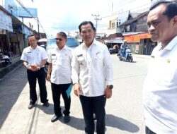 Bupati Pulpis H.Ahmad Rifa’i Berharap Kepada Dinas PUPR Cipta Karya Secepatnya Renovasi Pasar Patanak Agar Lebih Baik Lagi