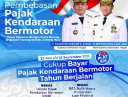 Program Pemutihan Pajak Kendaraan di Kalteng Dimulai 23 Juni, Berlaku Selama Tiga Bulan