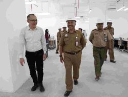Disnakertrans Kalteng Sidak Proyek Duta Mall, Pastikan Standar K3 Diterapkan