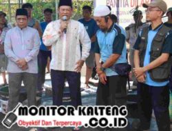 Bupati Seruyan dan Wakil ketua 1 DPRD Seruyan Hadiri Penyembelihan Hewan Qurban BMT Darussalam