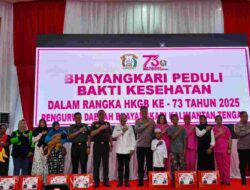 Sambut HUT ke-79, Polda Kalteng Gelar Bulan Bakti Kesehatan untuk Warga