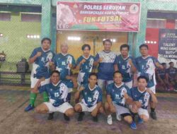 Gabungan Awak Media Seruyan Ikuti Turnamen Fun Futsal yang Digelar dalam Rangka HUT BHAYANGKARA ke 79 tahun 2025