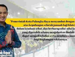 220 Jamaah Haji Asal Palangka Raya Tiba di Banjarbaru, Wakil Wali Kota Hadiri Seremonial Penyambutan