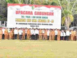 Wali Kota Palangka Raya Pimpin Upacara Hari Lahir Pancasila Ke-80, Tekankan Revitalisasi Nilai Pancasila Menuju Indonesia Emas 2045