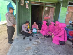 Polsek Seruyan Hilir Salurkan Bantuan Sosial dalam Rangka HUT Bhayangkara ke-79