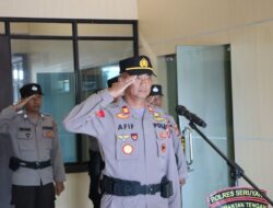 Polres Seruyan Ikuti Upacara Pemuliaan Nilai-Nilai Luhur Tribrata Secara Virtual