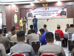 Doa Bersama Lintas Agama Warnai Peringatan HUT Bhayangkara ke-79 di Polres Katingan
