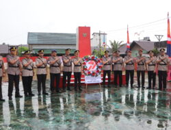 Jelang HUT Bhayangkara ke-79, Polres Seruyan Ziarah Taman Makam Pahlawan