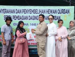 Polres Seruyan Laksanakan Penyembelihan dan Pembagian Hewan Qurban dalam Rangka Idul Adha 1446 H