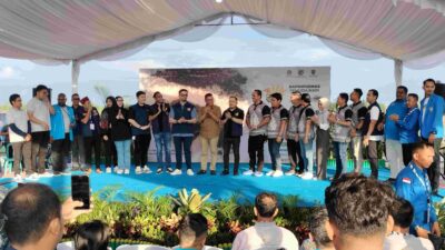 Generasi Muda Se-Nusantara Tanam 400 Pohon Endemik di Persemaian Hiu Putih
