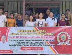 Ketua Komisi IV DPRD Kalteng Serap Aspirasi Warga Manuhing