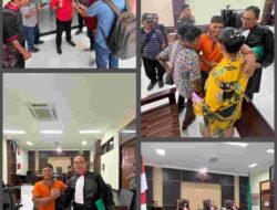 Penasehat Hukum Kades Desa Ramang Ramba Bacakan Pledoi Nota Pembelaan Terdakwa.Di Pengadilan Negeri Pulang Pisau