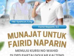 Dukungan Mengalir dari Ketua NU Kota Palangka Raya Untuk Fairid Naparin Pimpin DPD Partai Golkar Kalteng