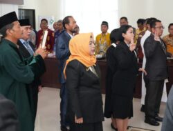 Arbert Tombak Kukuhkan 14 Pejabat Baru, Bapenda Palangka Raya Resmi Bertransformasi