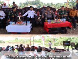 Polres Seruyan Ikut Serta dalam Penanaman Jagung Serentak Nasional Dukung Ketahanan Pangan