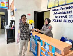 PELAYANAN SIM DI SATLANTAS POLRES SERUYAN BERJALAN LANCAR DAN KONDUSIF