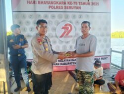 Nelayan dan Buruh Pelabuhan Seruyan Gelar Syukuran HUT Bhayangkara ke-79
