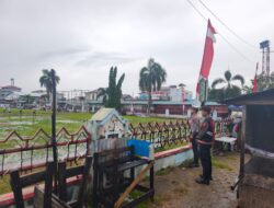 Polres Seruyan Amankan Turnamen Sepak Bola di Stadion Gagah Lurus Kuala Pembuang