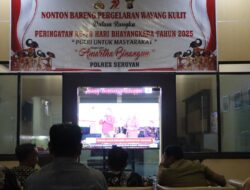 Polres Seruyan Gelar Nonton Bareng Wayang Kulit Peringati HUT Bhayangkara ke-79