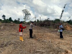 Polsek Seruyan Tengah Dukung Swasembada Pangan Lewat Penanaman Jagung di Desa Durian Tunggal